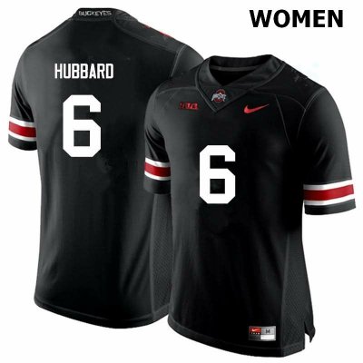 Women's Ohio State Buckeyes #6 Sam Hubbard Black Nike NCAA College Football Jersey September QHX4144JG